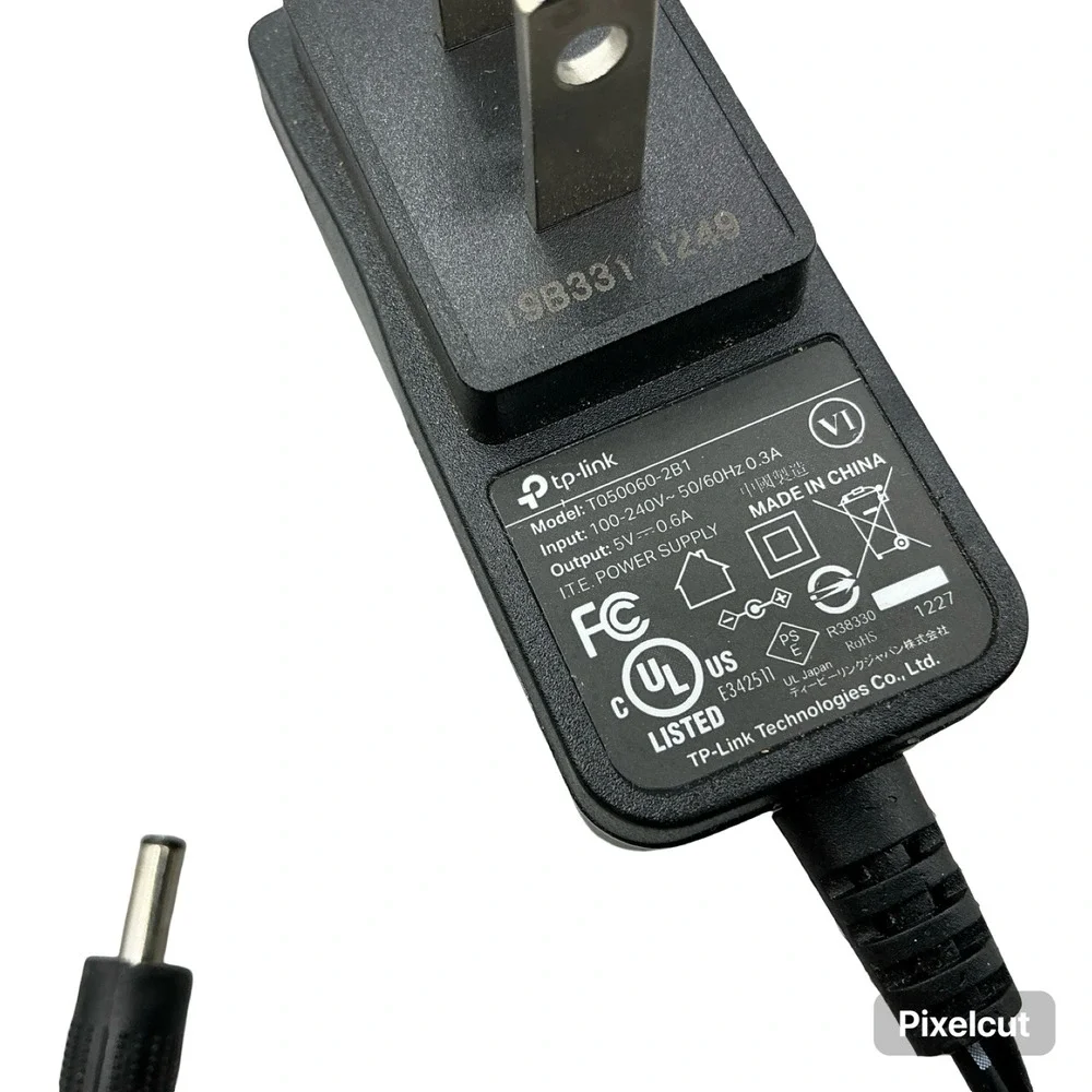 TP-Link AC Adapter T050060-2B1 5V 0.6A Power Supply Charger Black